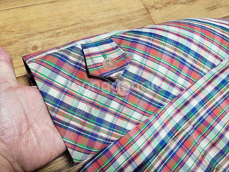 버버리(Burberry) 마이크로체크 실크 블렌드 카코...--8