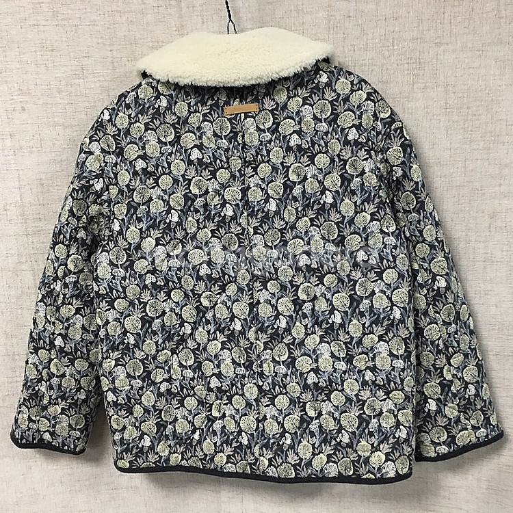 써스데이아일랜드 23fw 덤블 카라 패턴 퀼팅 점퍼 S--5