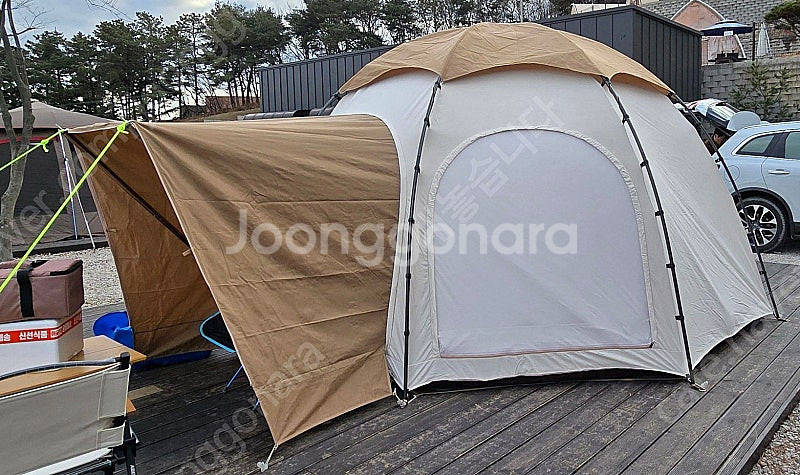 어반그레이 옥타곤 돔텐트(2차공구 구매,알미늄 폴 추가...--0