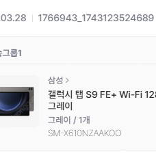 갤럭시탭 s9 fe+ 팝니다