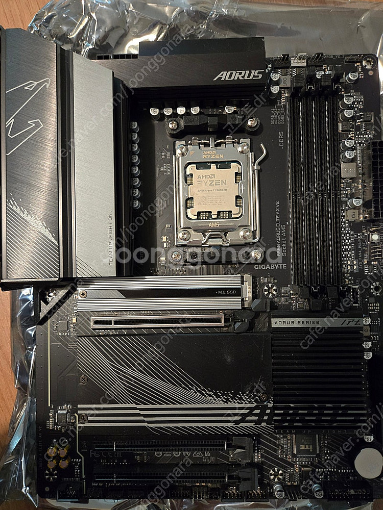 AMD 7800x3d + B650 어로스엘리트 AX V...--2
