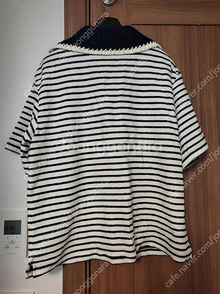 (처분가)한섬 랑방 스트라이프 크로셰 칼라 탑 니트 티셔츠 스커트 팬츠 원피스 가디것 자켓 타임 더캐시미어 마인 시...--7