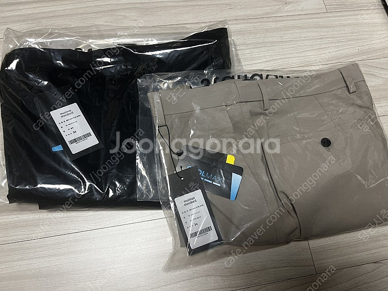 무신사 쿨탠다드 테이퍼드히든밴딩크롭 슬랙스 새상품--2