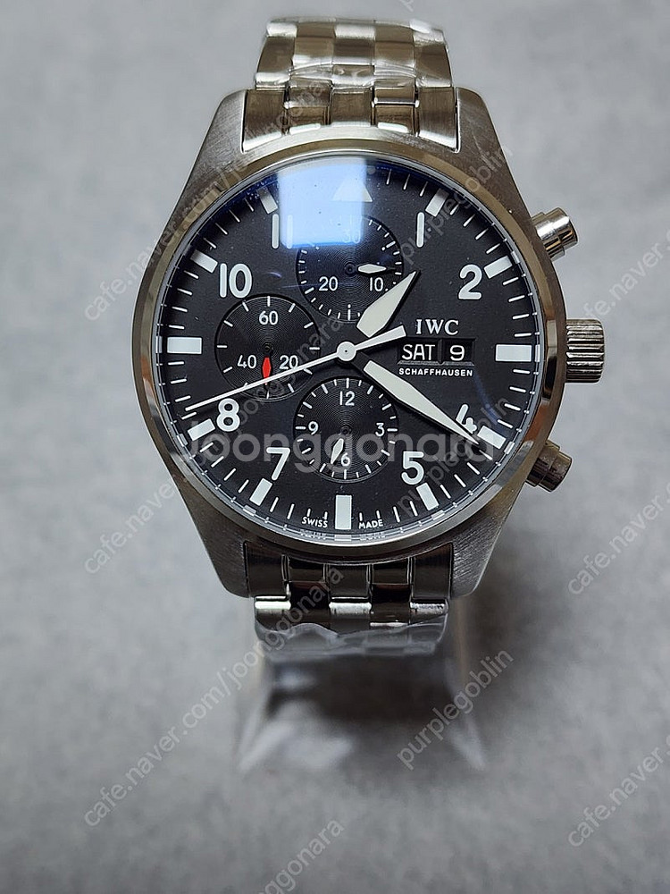 IWC 파일럿 손목시계 판매--5