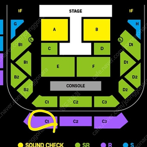 대성 콘서트(막콘) 2층 정면 C1구역 2연석 양도
