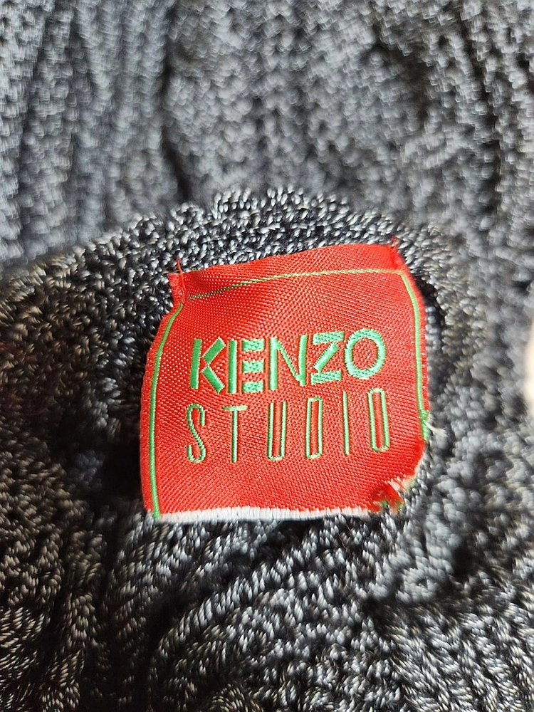 겐조 스튜디오 kenzo 스웨터 차콜 터틀넥 목폴라 롱니트 이미지