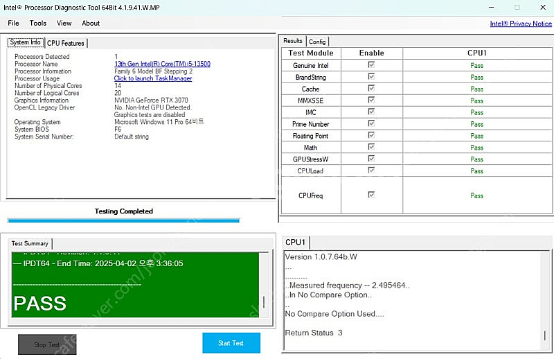 i5-13500 팝니다--2
