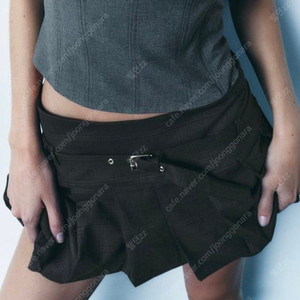 Zara 자라 체크 미니스커트 m
