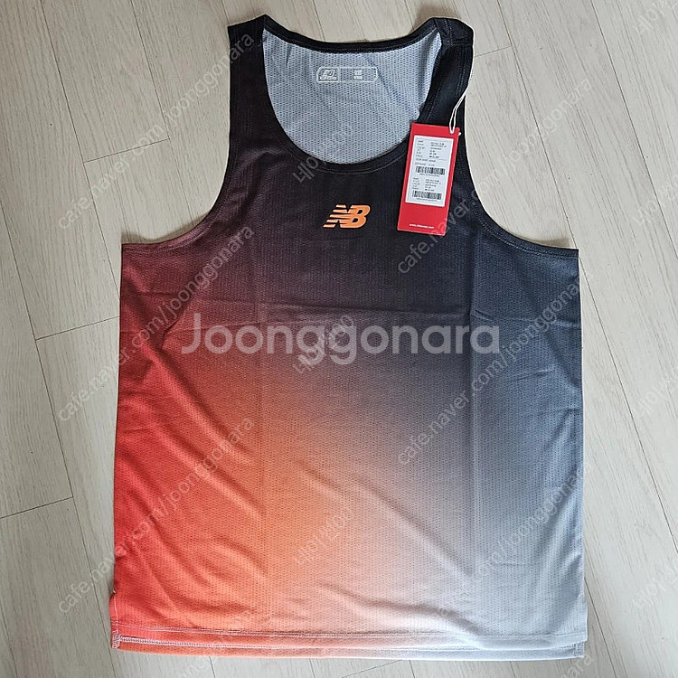 뉴발란스 런유어웨이 하프 싱글렛 사이즈 교환 M -> ...--0