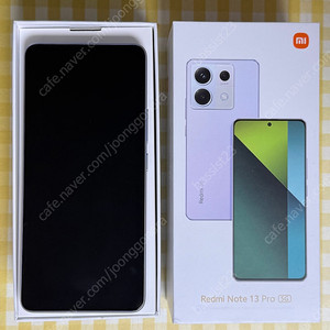 샤오미 홍미노트13 프로 5G 8G/256GB 정발 단순개봉