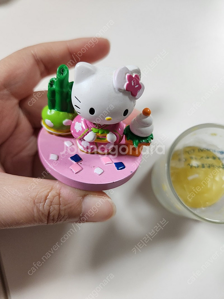 헬로키티 고전 키티 디오라마 아로마 캔들(기모노 키티 ...--3
