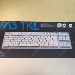 로지텍 G913 TKL 화이트 갈축 한국 정발 미개봉