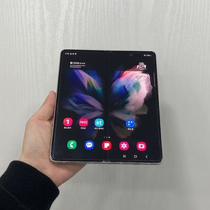 75945 갤럭시Z폴드3 실버 256GB 부산 중고폰 팝니다 42만원