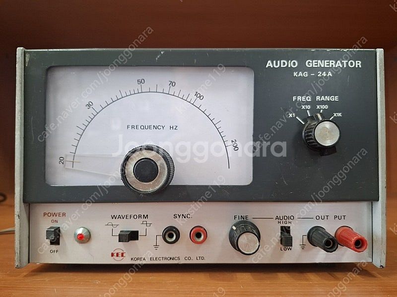 AUDIO Generator KAG-24A 저주파 발전...--0