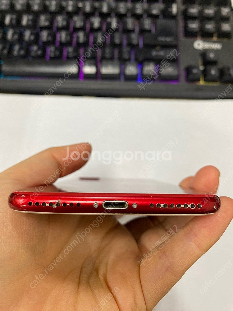 113636 아이폰7플러스 레드 액정SS급 128GB ...--6