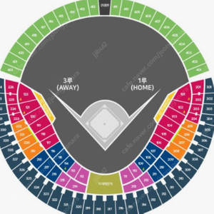 ＠ 4.4(금) LG VS KIA 18:30 / 1루 오렌지 통로 2연석 -> 3루 오렌지,블루,레드(통로 및 통로부근) 교환