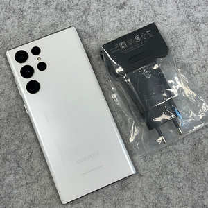 (무잔상) 갤럭시S22울트라 화이트 256G 미파손 실사용 추천 23년1월개통 단말기 39만 판매해요