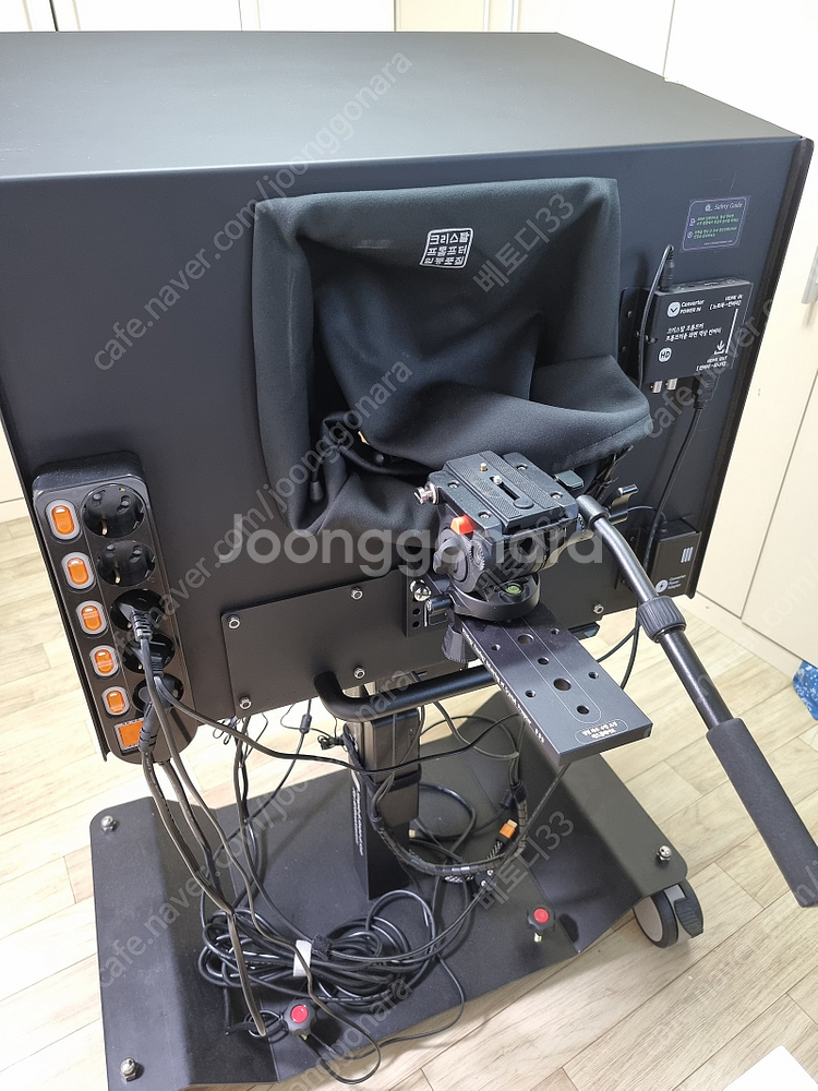 크리스탈 프롬프터 27인치 LESSONQ27 정품 팝니...--4