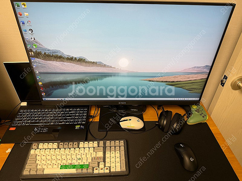 한성 노트북 tfg6397+수냉쿨러팝니다.--8