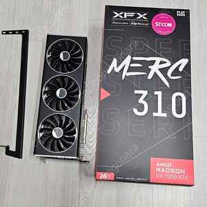 XFX 라데온 RX 7900 XTX MERC 310 BLACK D6 24GB 그래픽카드 판매