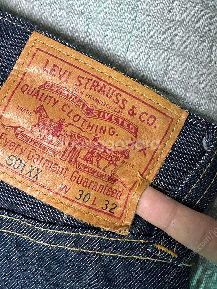 리바이스(Vintage Clothing) 47501 30x32 리지드 소킹 제품--1