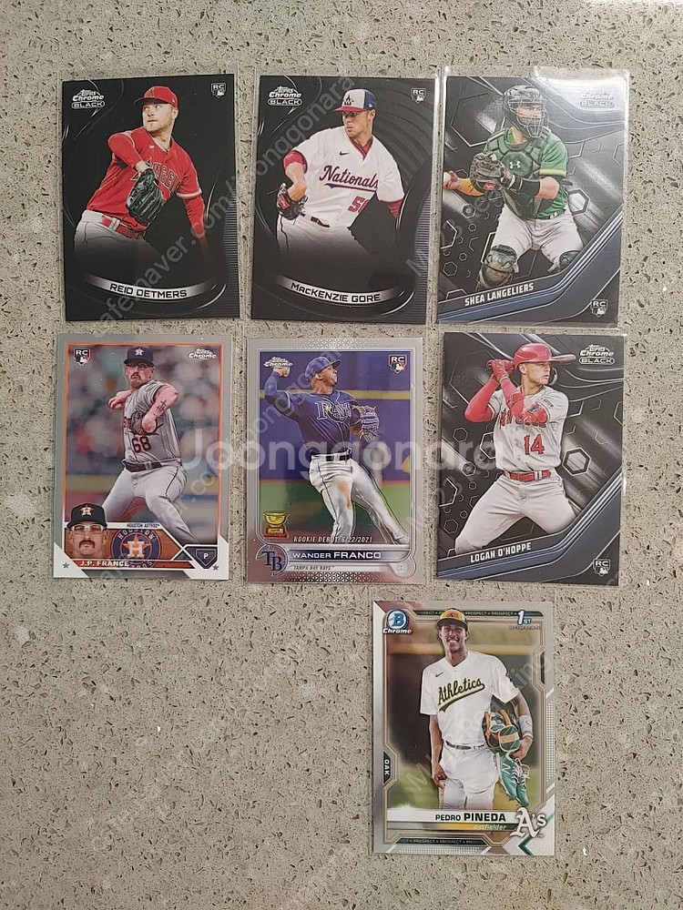 MLB 야구 루키 카드 장당 500원--3