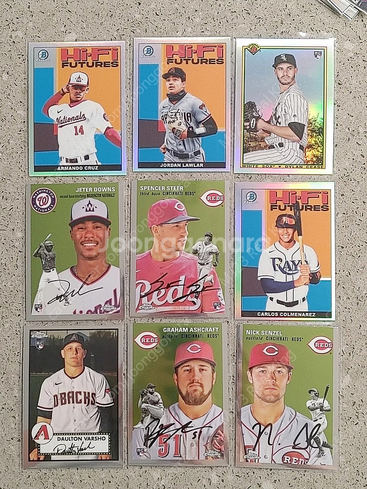 MLB 야구 루키 카드 장당 500원--9
