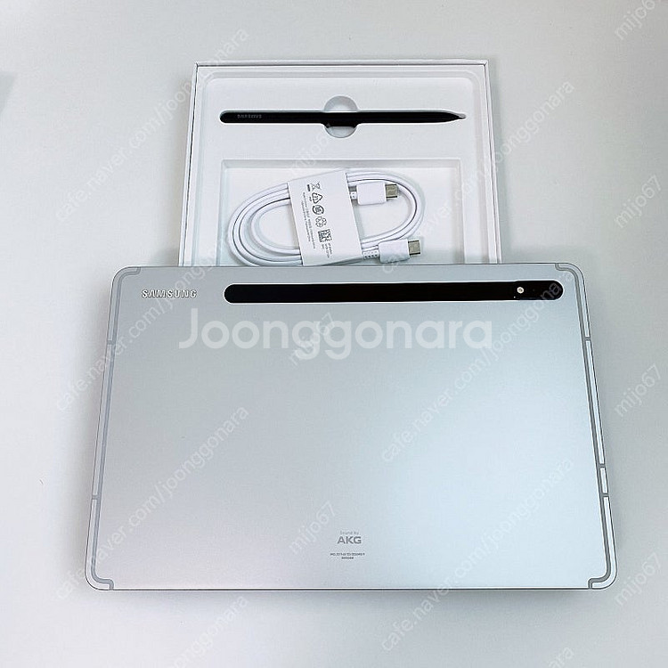 S급 풀박스 갤럭시탭S8 5G 실버 128기가 자급제 ...--1