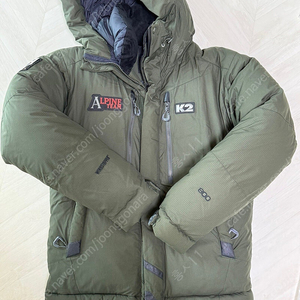 k2 대장급패딩 코볼트 카키색