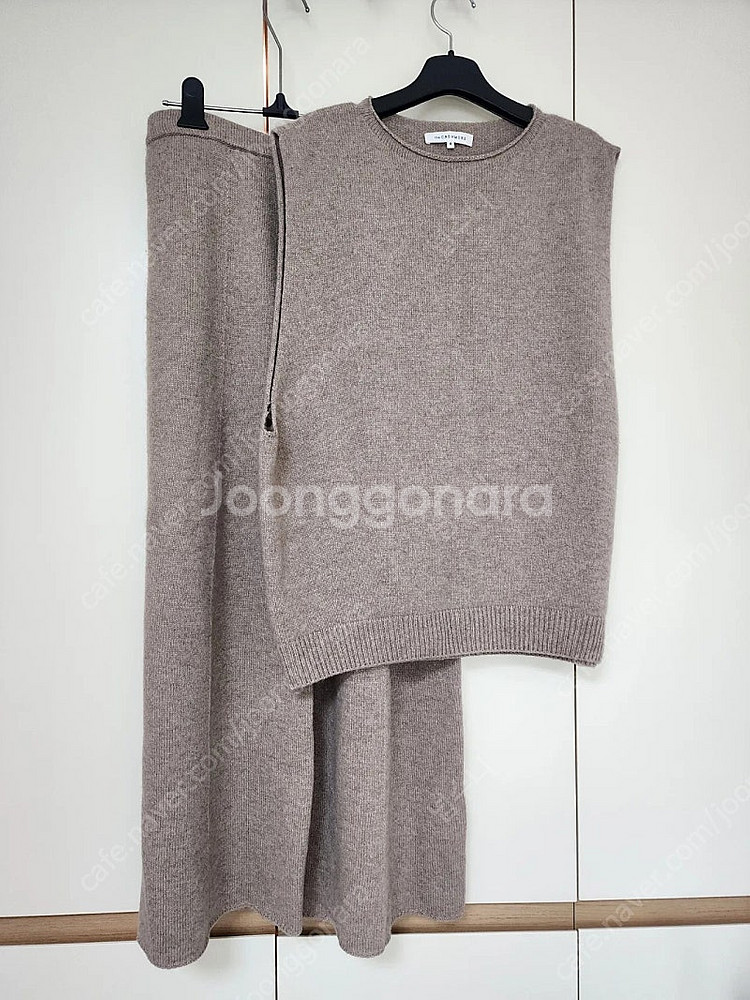 더캐시미어 니트베스트 캐시미어니트바지--0
