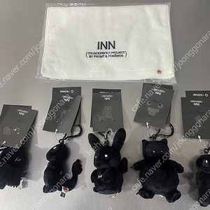 INN 포켓몬 프라그먼트 키링 4종 타월 수건 타올