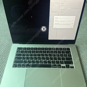 맥북에어 15인치 M3 256G RAM 8G 실버 애케플O 팝니다 김천 직거래만 합니다
