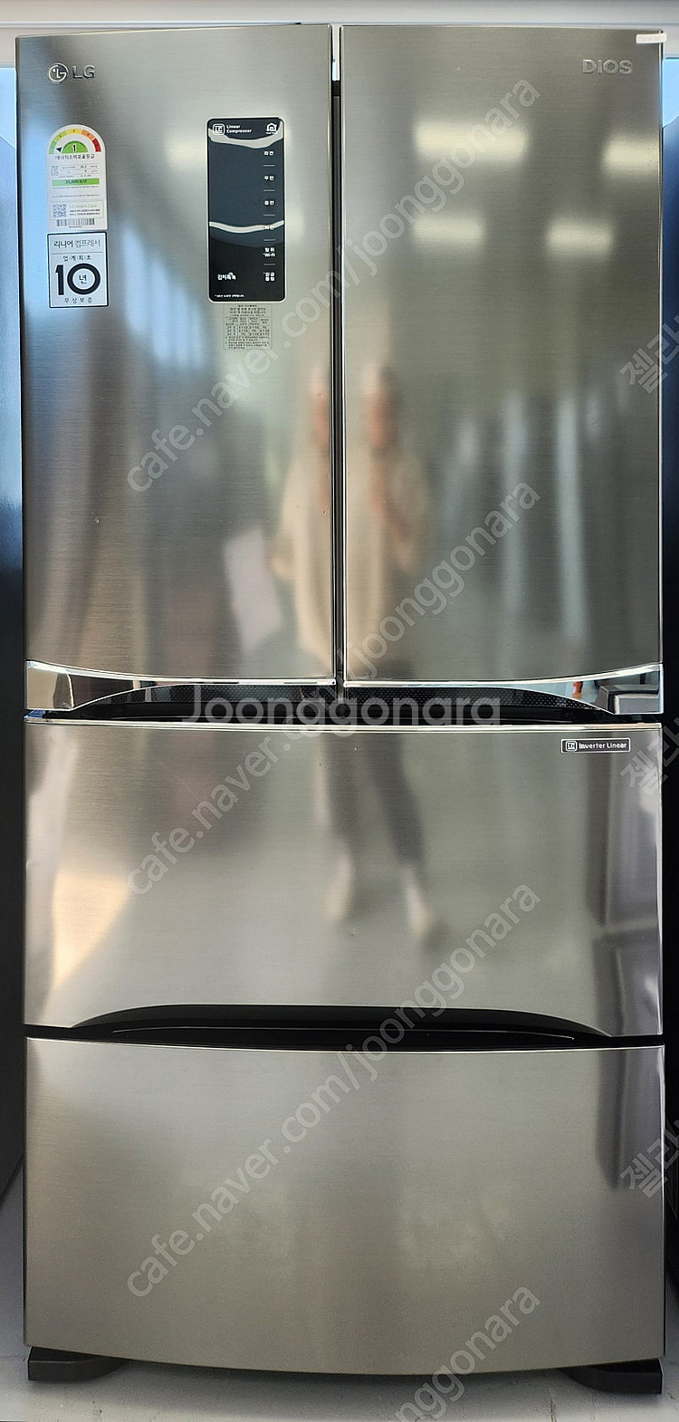 LG 405L 김치냉장고(K413S11) 1등급 제품 ...--0