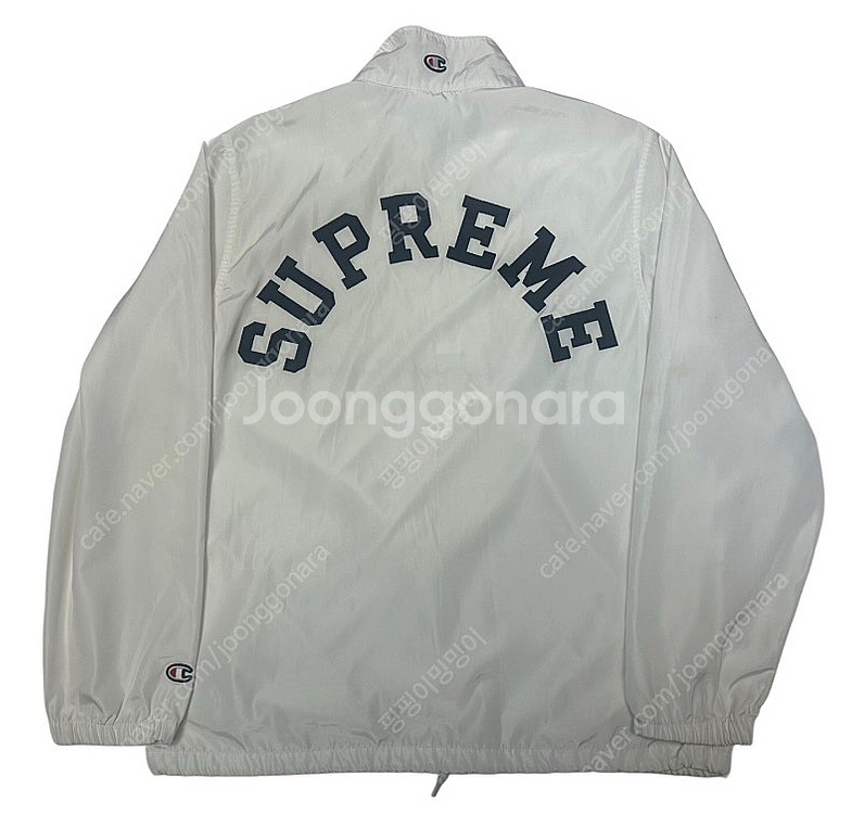 슈프림 챔피온 17SS 아치로고 화이트반집업 M--0