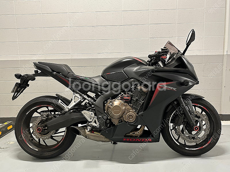 2018년식 cbr650f abs 아크라풀배기 소음기없...--2