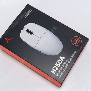 앱코 H250A 유무선 3모드 초경량 게이밍 마우스 화이트