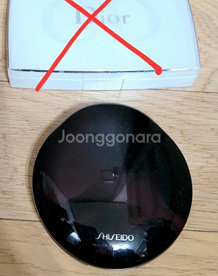 시세이도 콤팩트 화장품 공케이스(+하이라이트 셰도우 드...--1