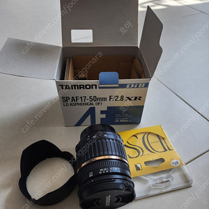 탐론(니콘마운트) SP AF 17-50mm F/2.8XR 렌즈판매합니다. uv필터포함