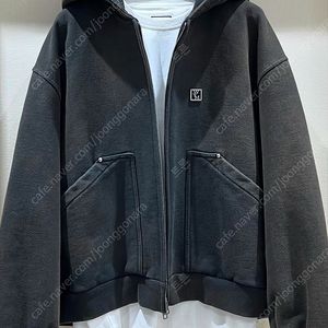 우영미 25SS 브라운 다잉 후드집업 50