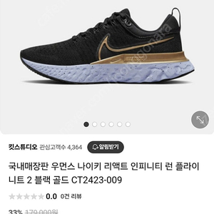 나이키 인피니티 런닝화 CT2423-009 250mm