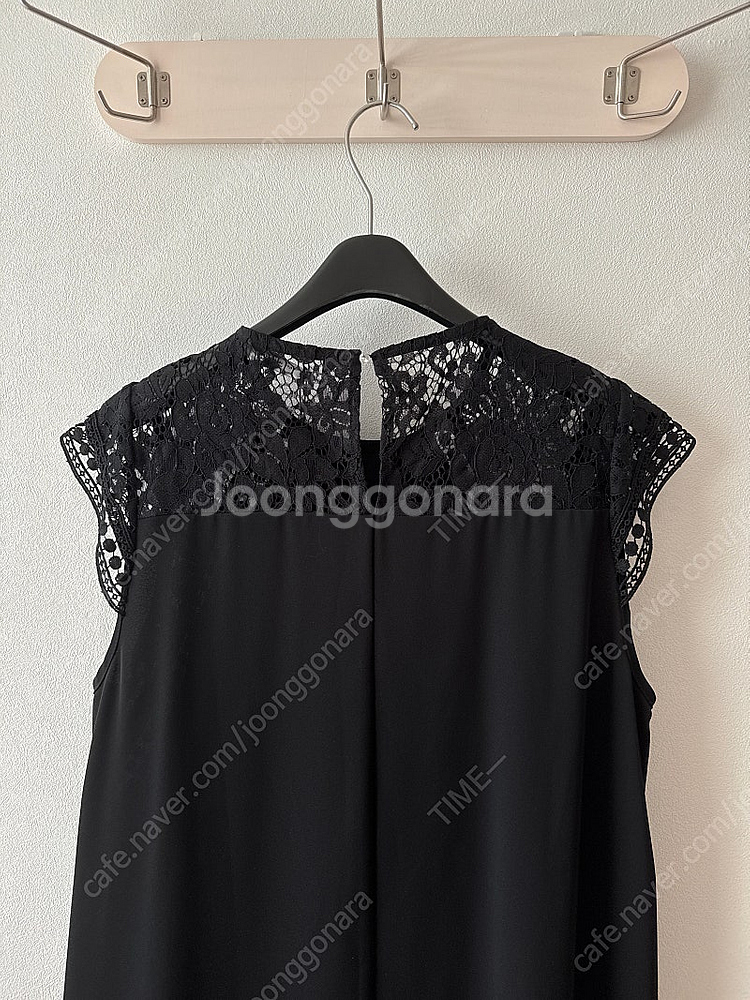 자라 원피스 새상품 /블랙 미니 원피스 휴양지 레이스 코스--4