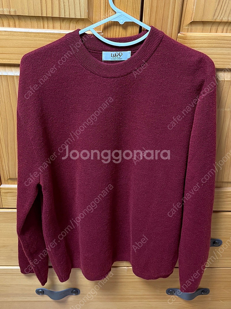 엘무드 화란 세미오버 니트 러시안 레드 (46사이즈)--1