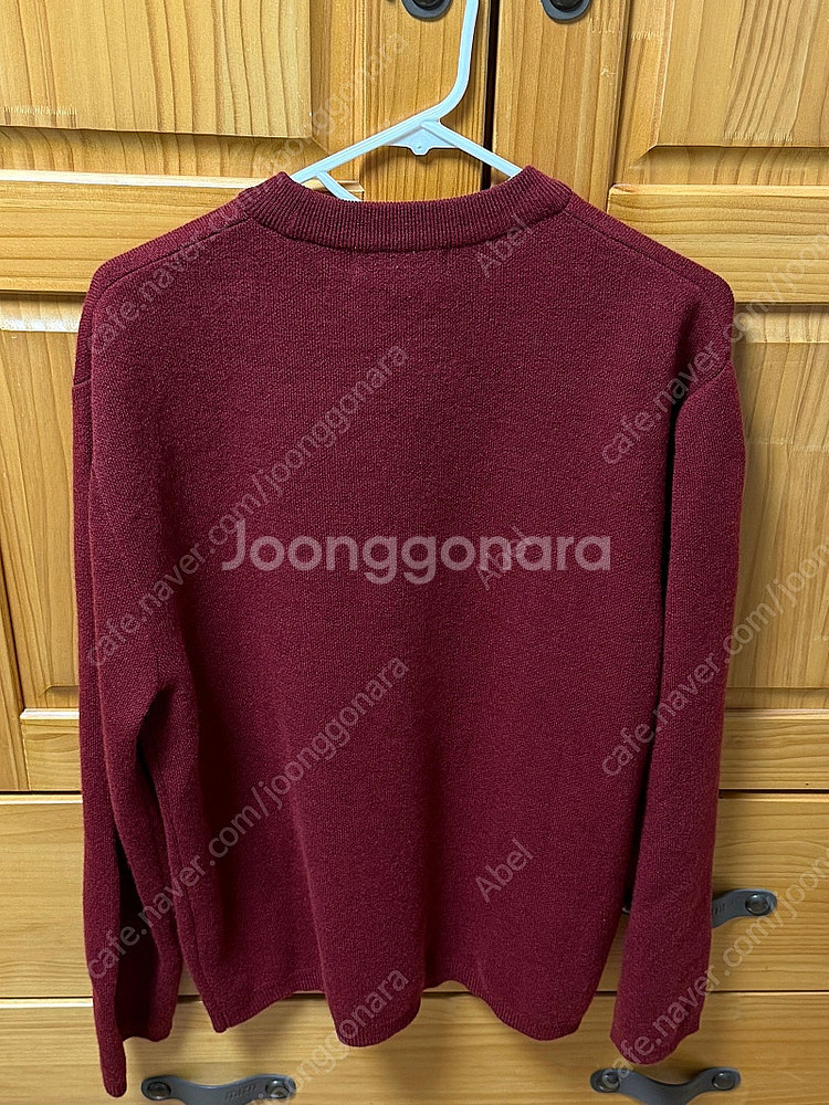 엘무드 화란 세미오버 니트 러시안 레드 (46사이즈)--2