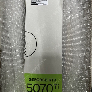 [미개봉]_GALAX 갤럭시 지포스 RTX 5070 Ti EX GAMER WHITE OC D7 16GB 판교역 직거래