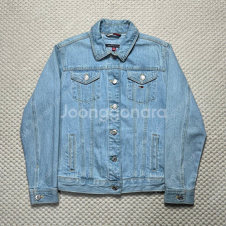 타미힐피거 빅로고 데님 자켓 XS--1