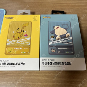 아이노트 포켓몬 맥세이프 보조배터리 피카츄 잠만보 팝니다