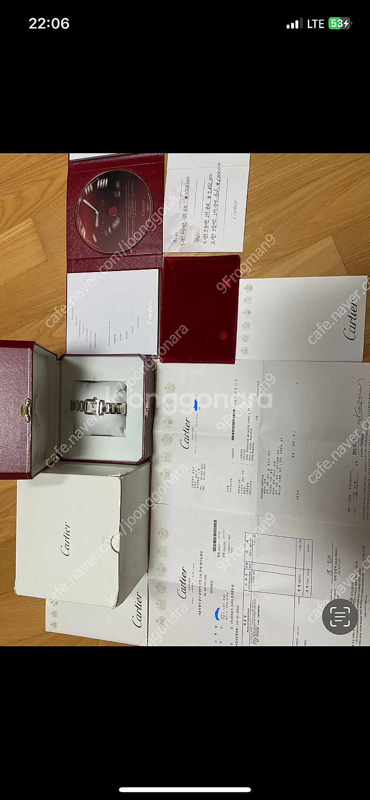 까르띠에 프랑세스 콤비 여성용 소공동 롯데백화점 정품 ...--0