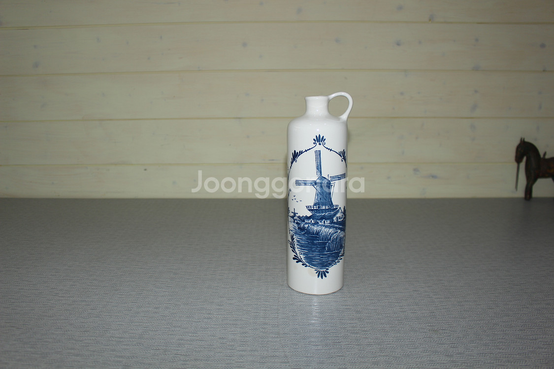 Delft Blue 미니 도자기 미니어처 2개 네덜란드...--2