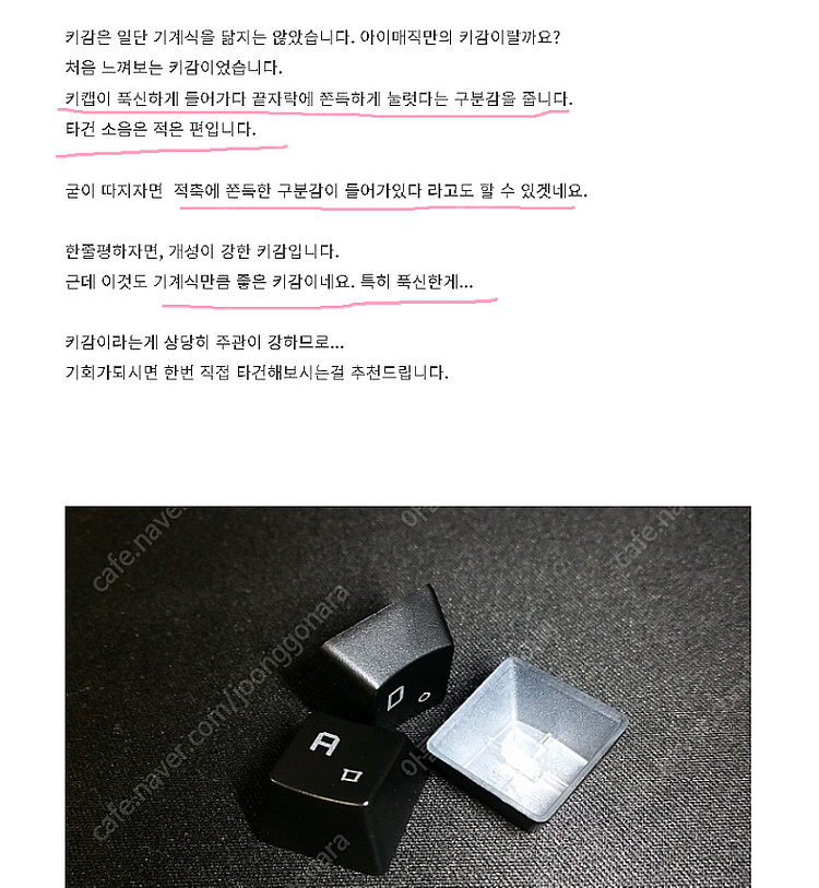 A급 아이매직 G키보드2 NEO LE / 플런저 키보드...--2