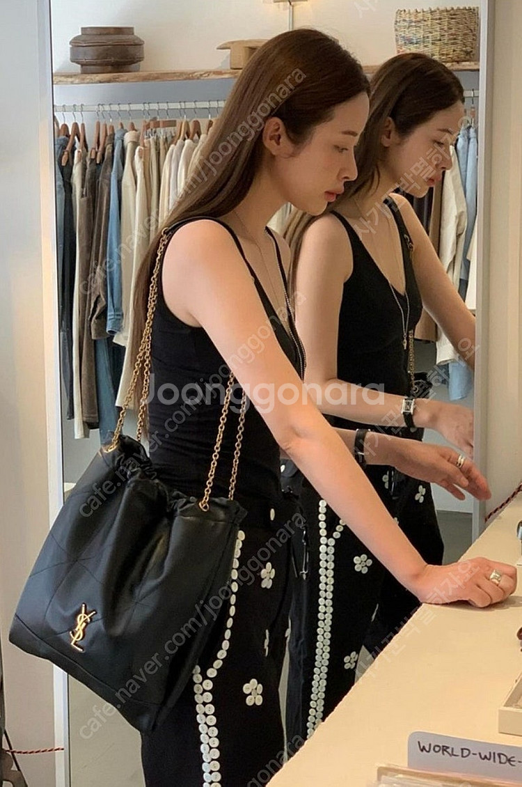 주말에눌-입생로랑 YSL 파우치 숄더백 제이미 4.3--3